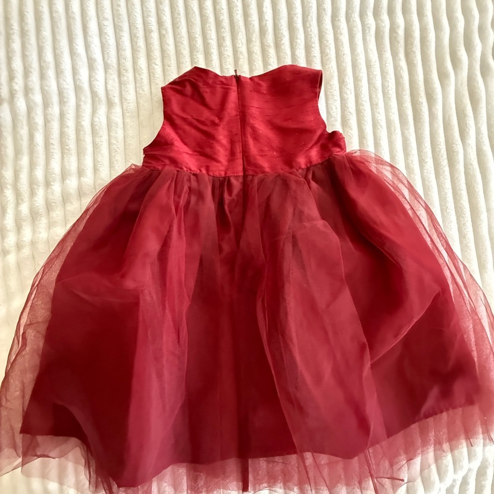 Gymboree Rich Red Formal Kids Dress - Picture 2 of 4